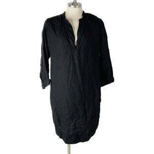 Vince Sz XS Black Line Shift Dress